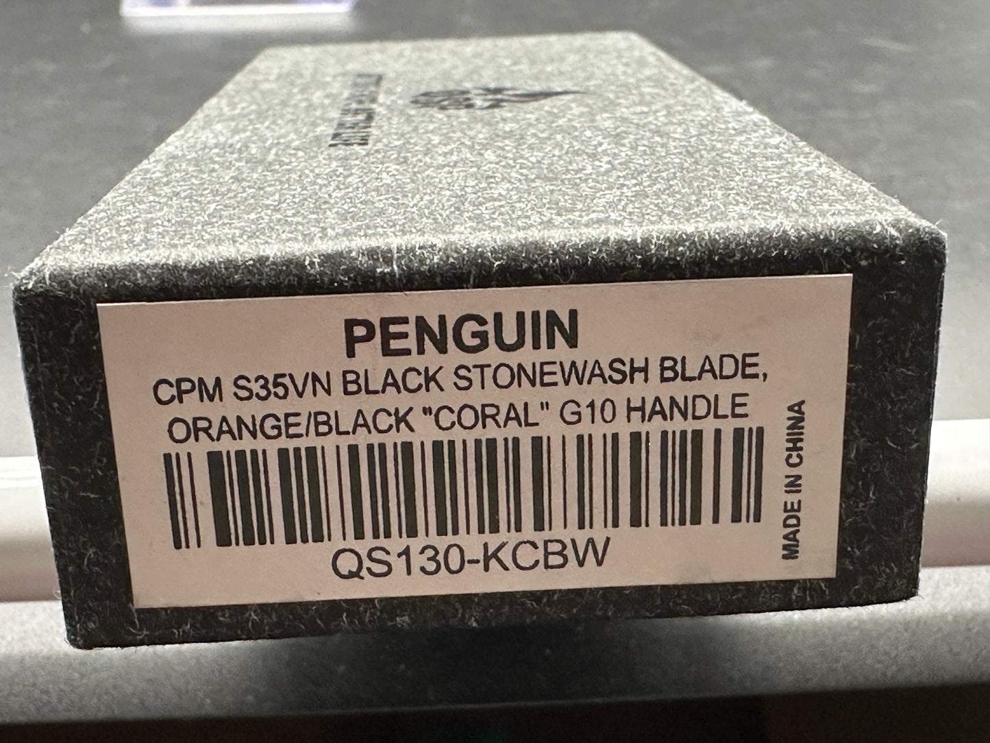 QSP Penguin, KC excl, coral G10 w/S35VN blade