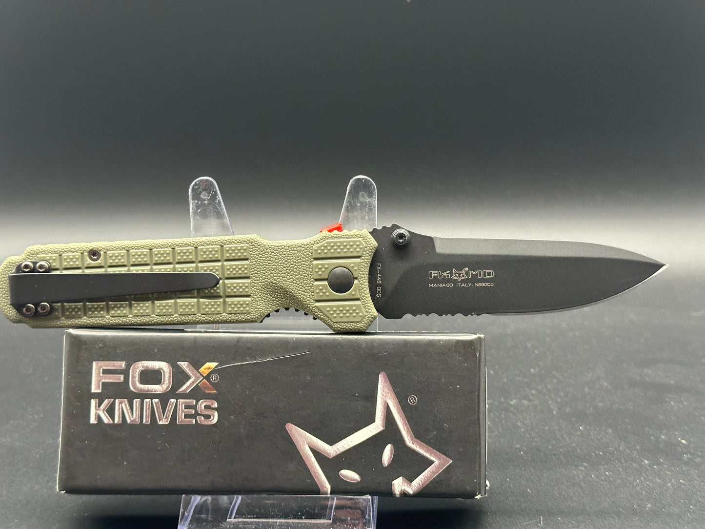 Fox Knives PREDATOR II - LINER LOCK OD Green