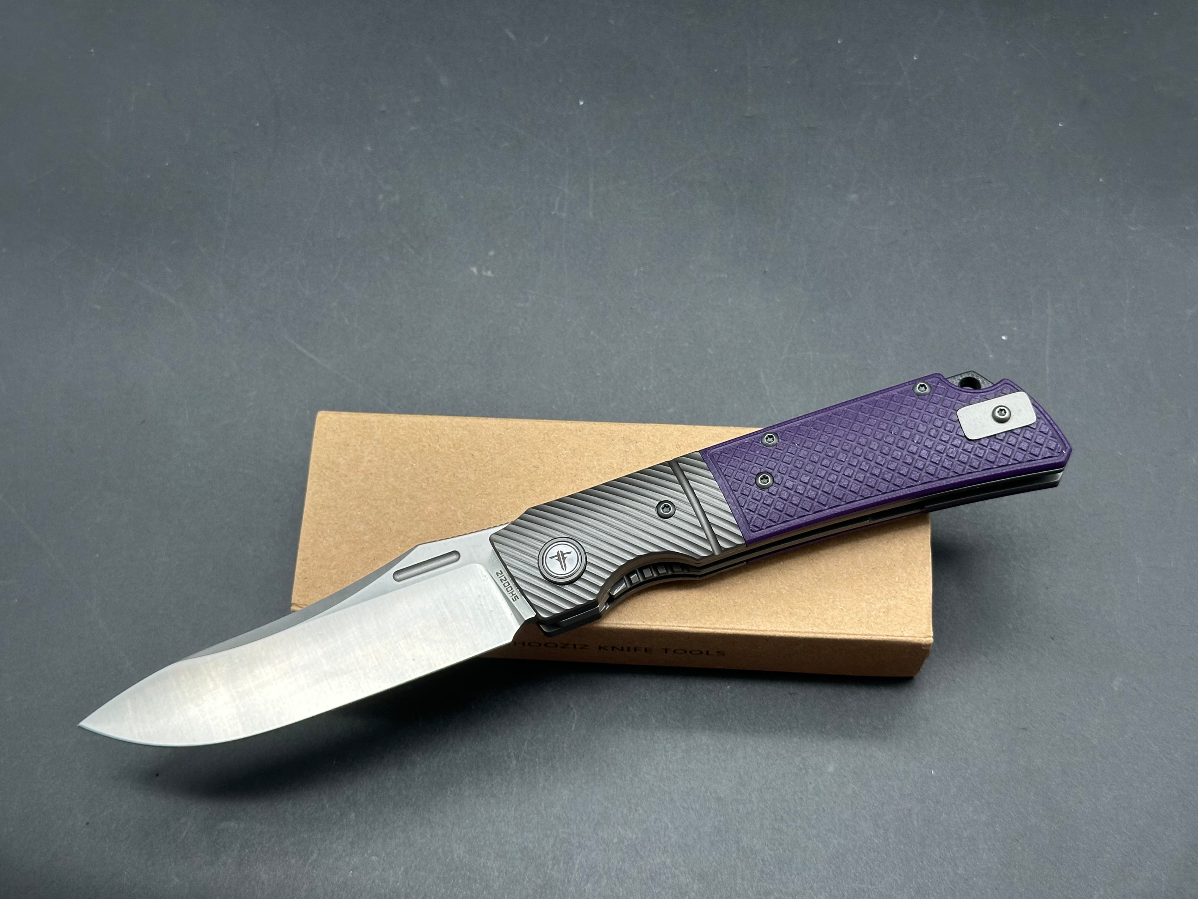 Shooziz XUN 123 PGS steel/G10 handle w/14C28N blade