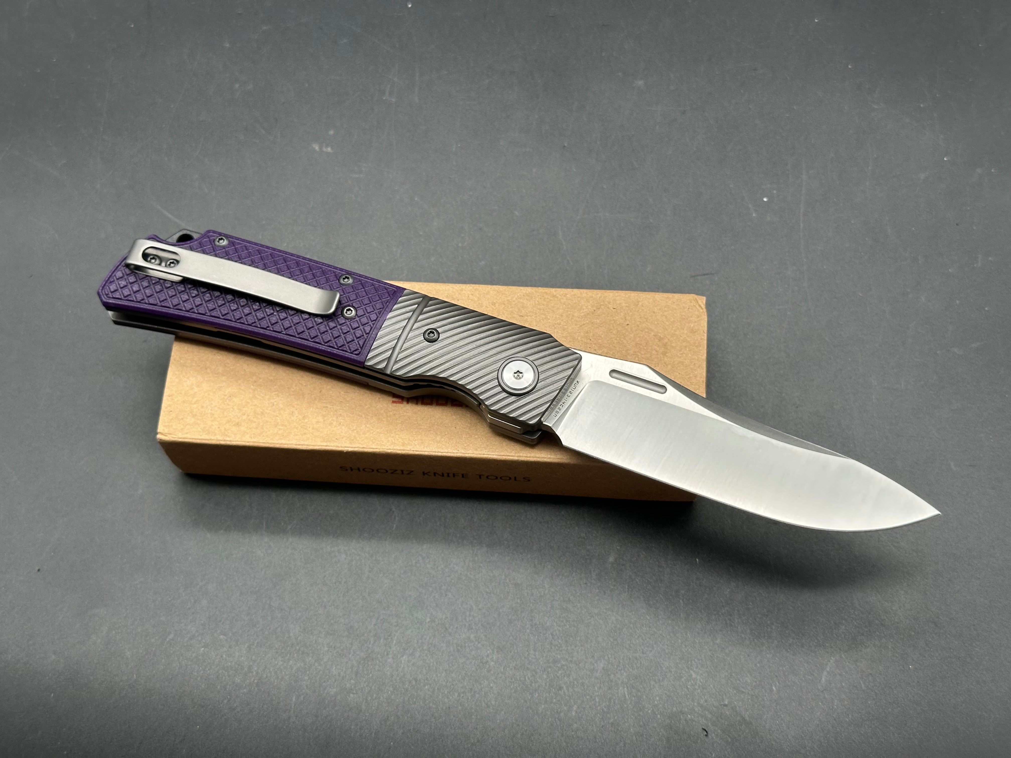Shooziz XUN 123 PGS steel/G10 handle w/14C28N blade
