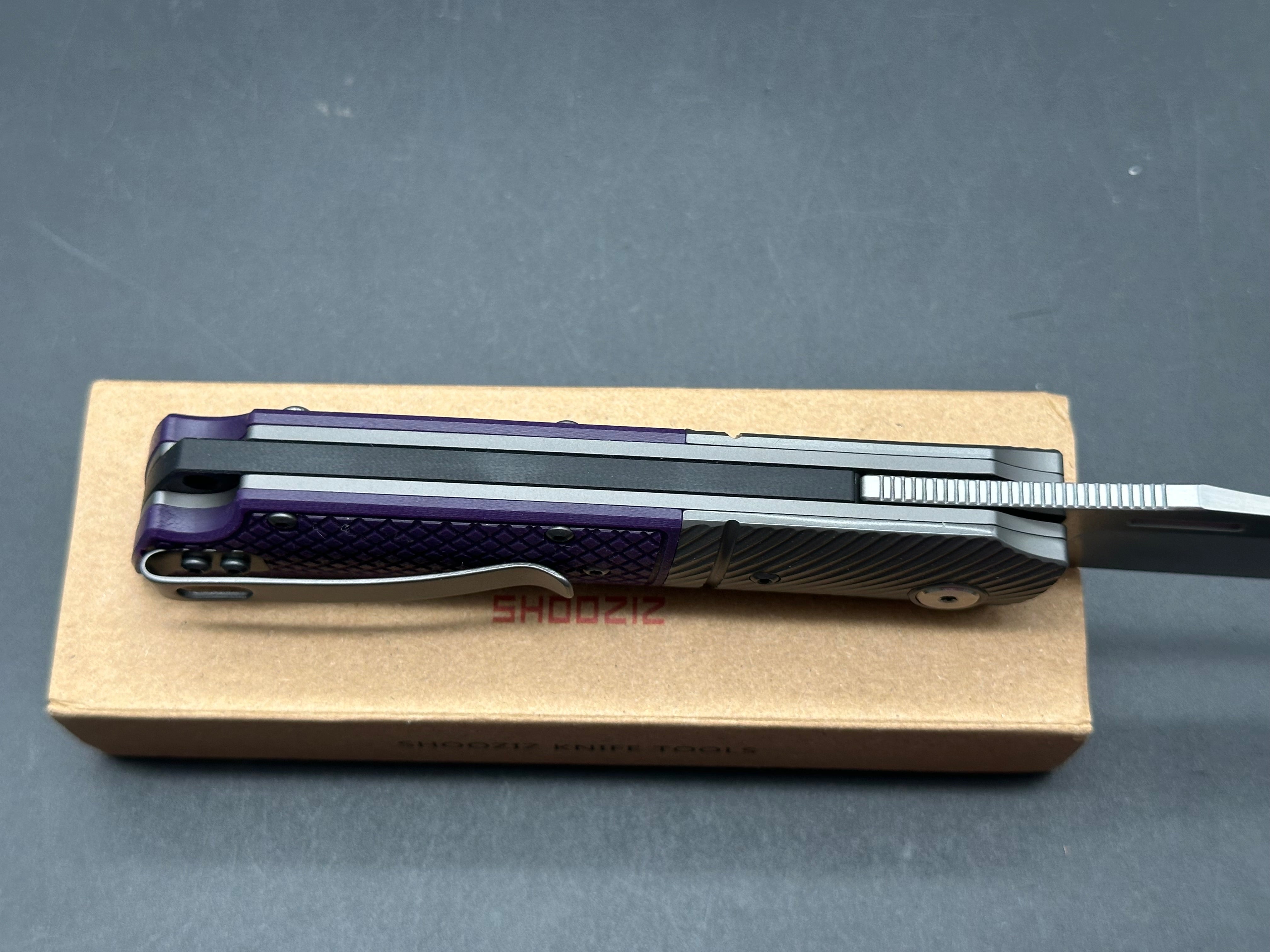 Shooziz XUN 123 PGS steel/G10 handle w/14C28N blade