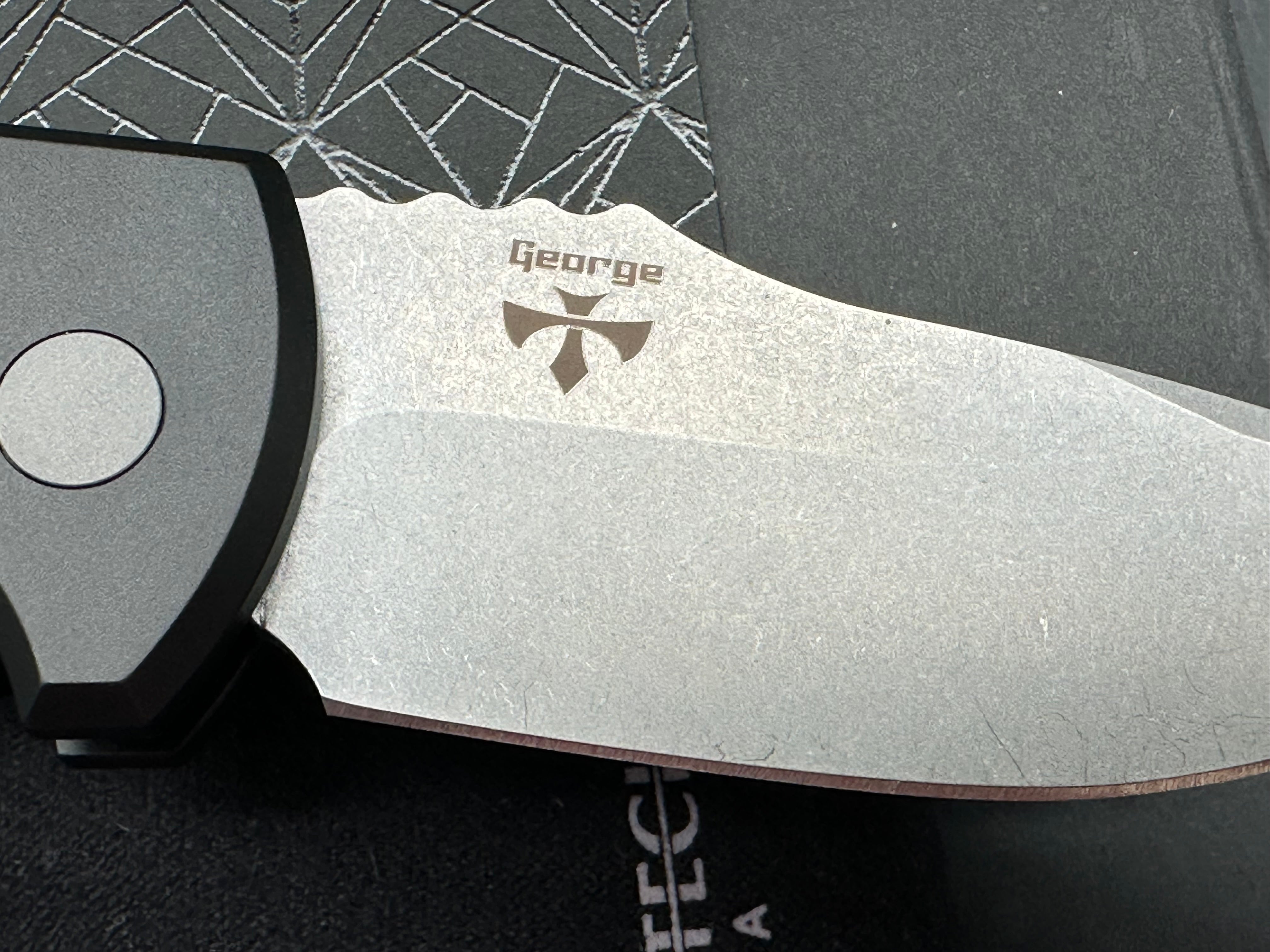 ProTech SBR Auto, 2.6" CPM S35VN Stonewash Blade with Black Smooth 6061 Aluminum Scales