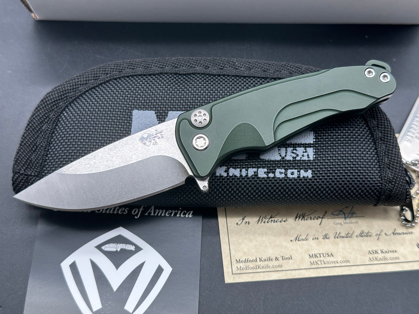 Medford Smooth Criminal Plunge Lock Flipper Knife