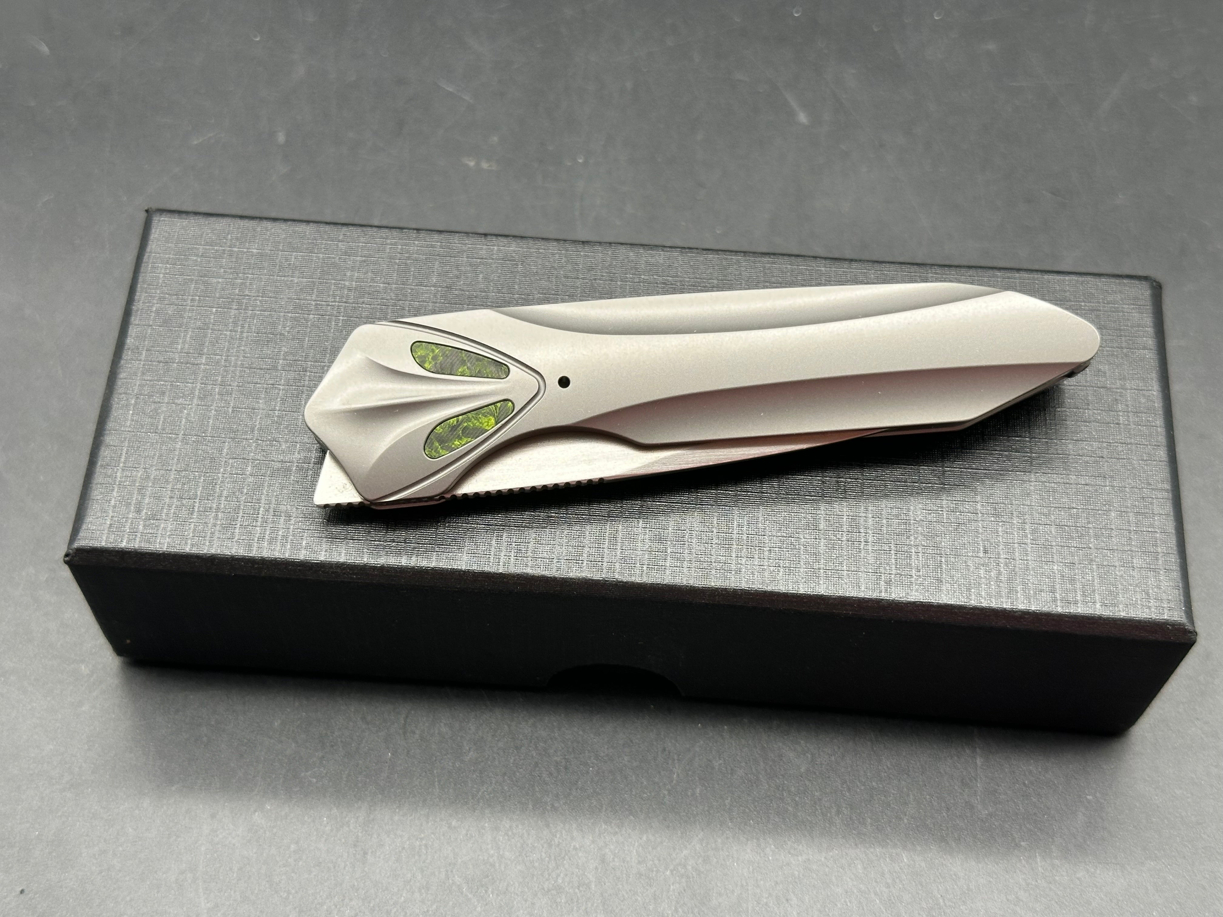 KniClad Enfox titanium handle w/14C28N blade
