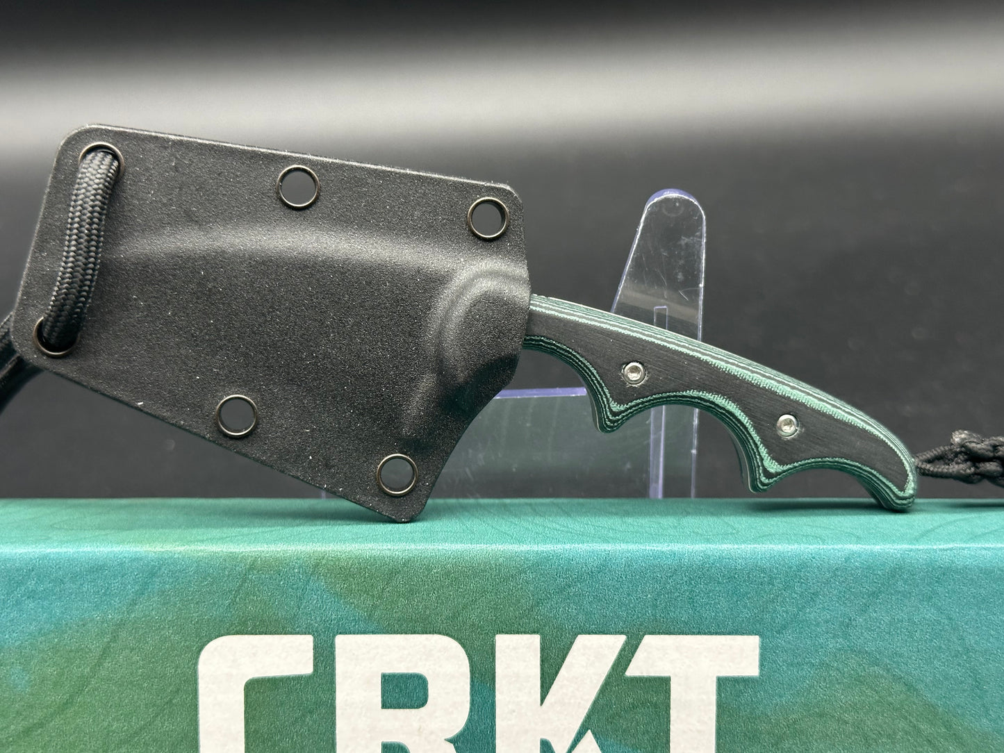 CRKT Folts Minimalist Fixed Blade Neck Knife Micarta (2" Bead Blast)