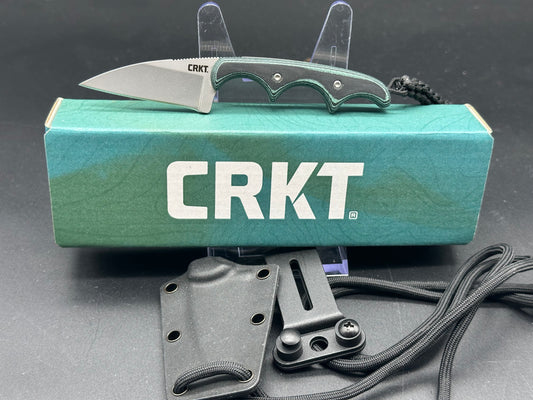 CRKT Folts Minimalist Fixed Blade Neck Knife Micarta (2" Bead Blast)