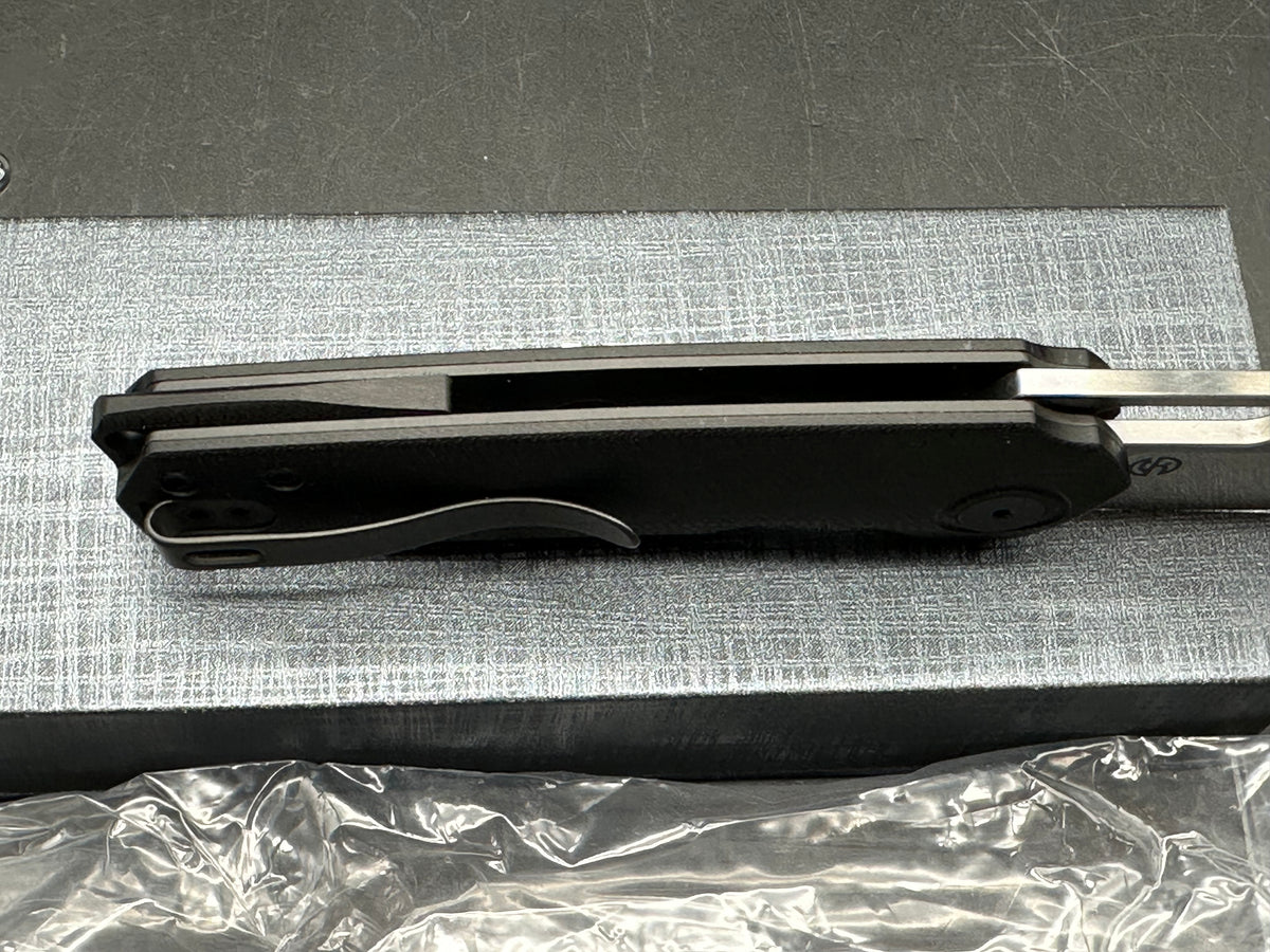 VANGUARD BREAKER G10 FOLDING KNIFE BLACK HANDLE 3.25" SATIN 14C28N STEEL