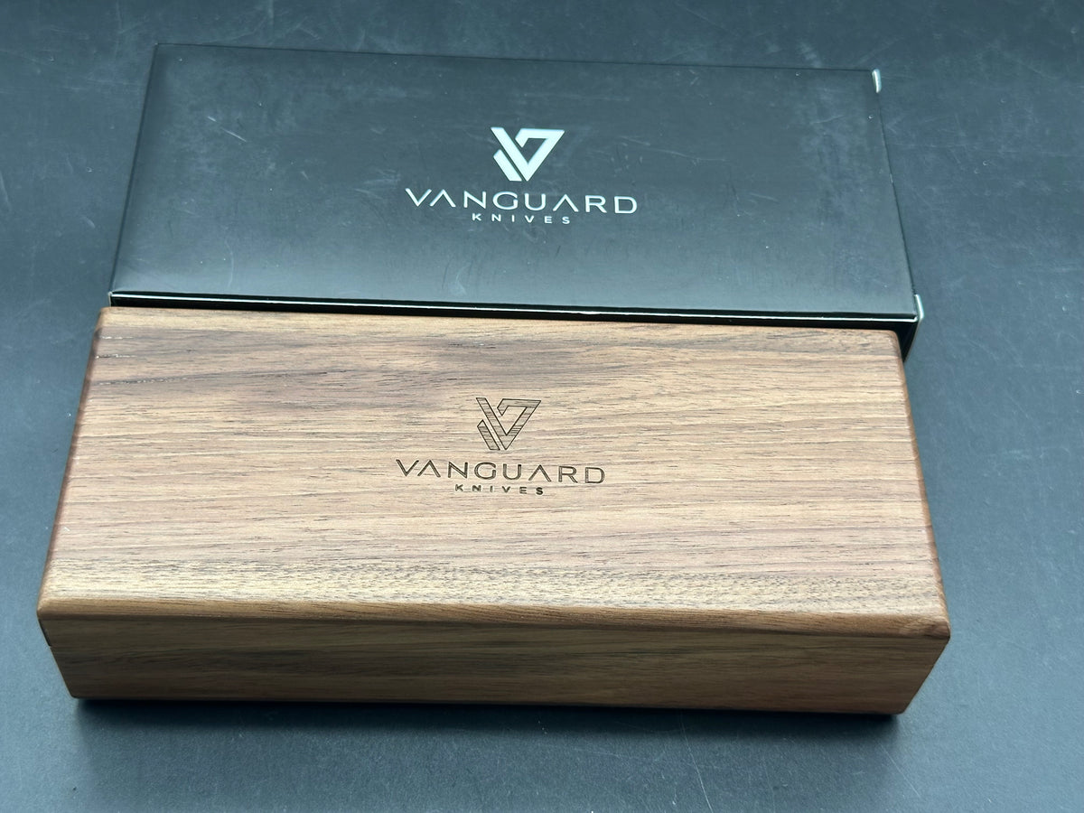 VANGUARD BREAKER INTEGRAL FLAME TITANIUM HANDLE SUPER-MIRROR VANAX BLADE