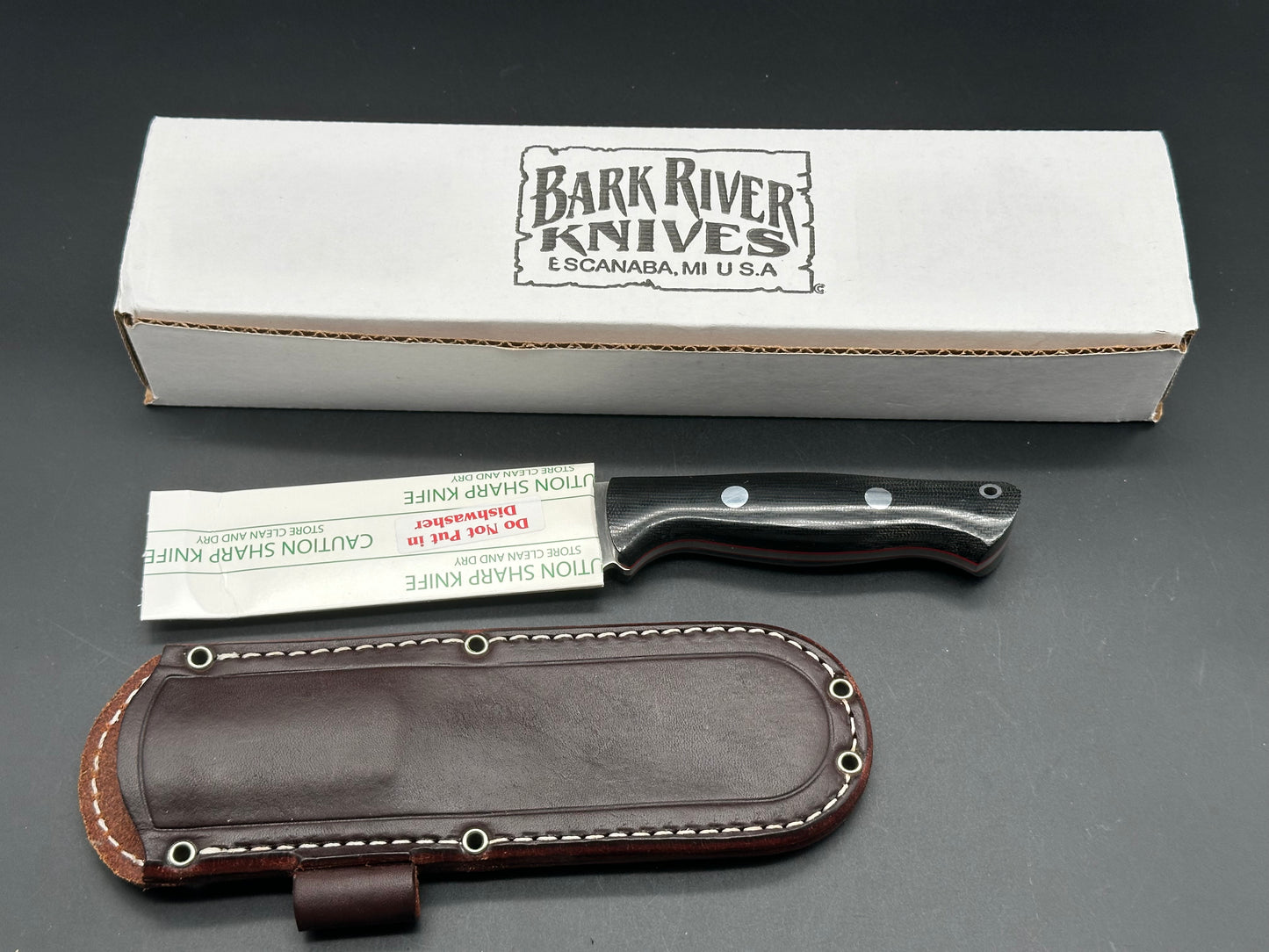 Bark River Knives EXT 2 LT 3V Swedge, waterproofed sheath