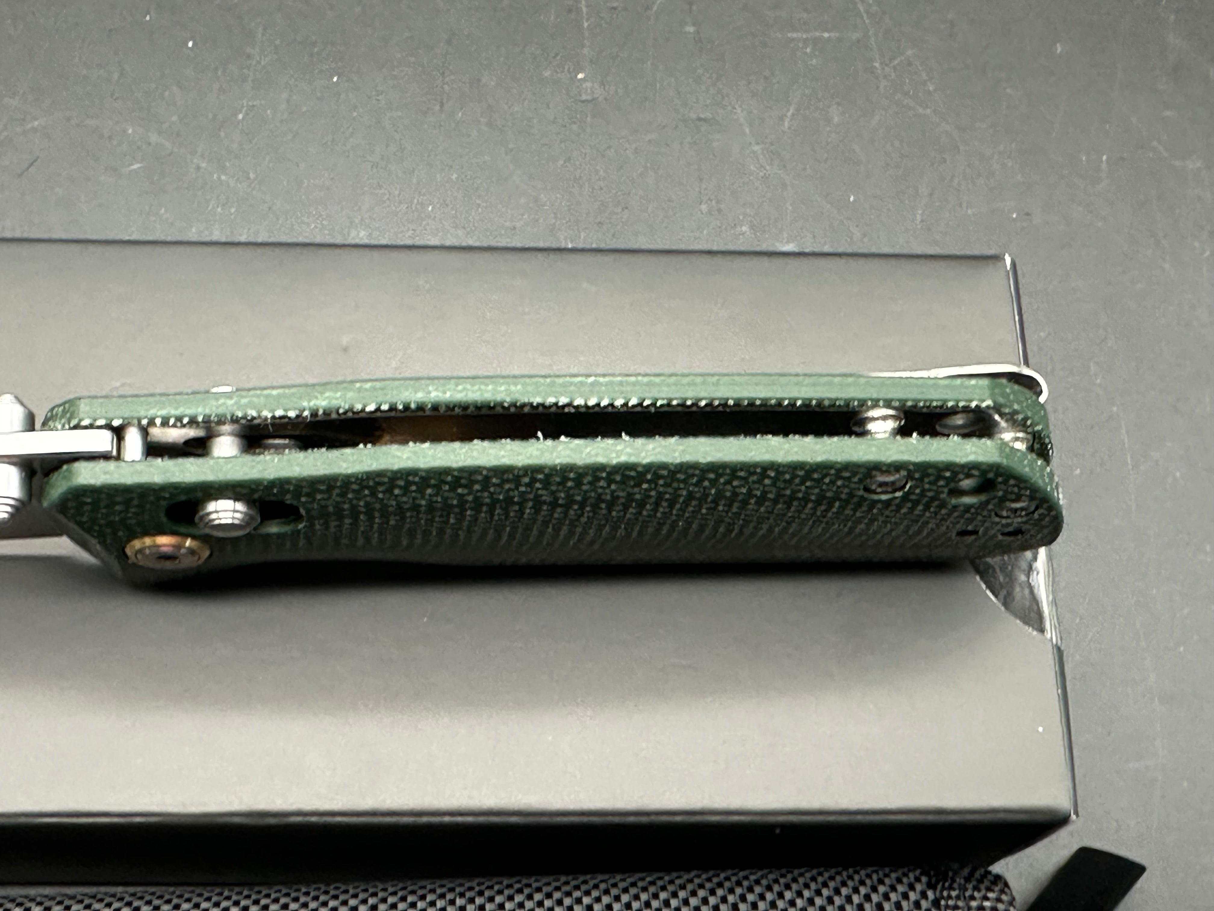 CJRB MAXIMAL GREEN MICARTA HANDLE AR-RPM9 DROP POINT