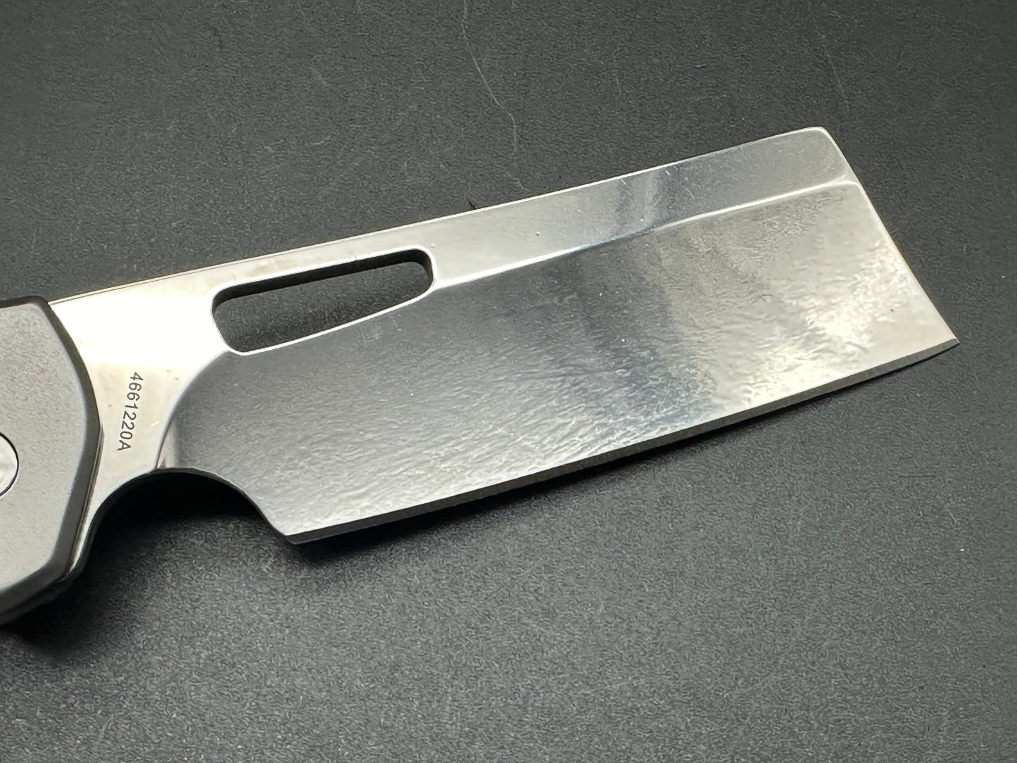 Gerber Flatiron steel frame/blue micarta wD2 blade