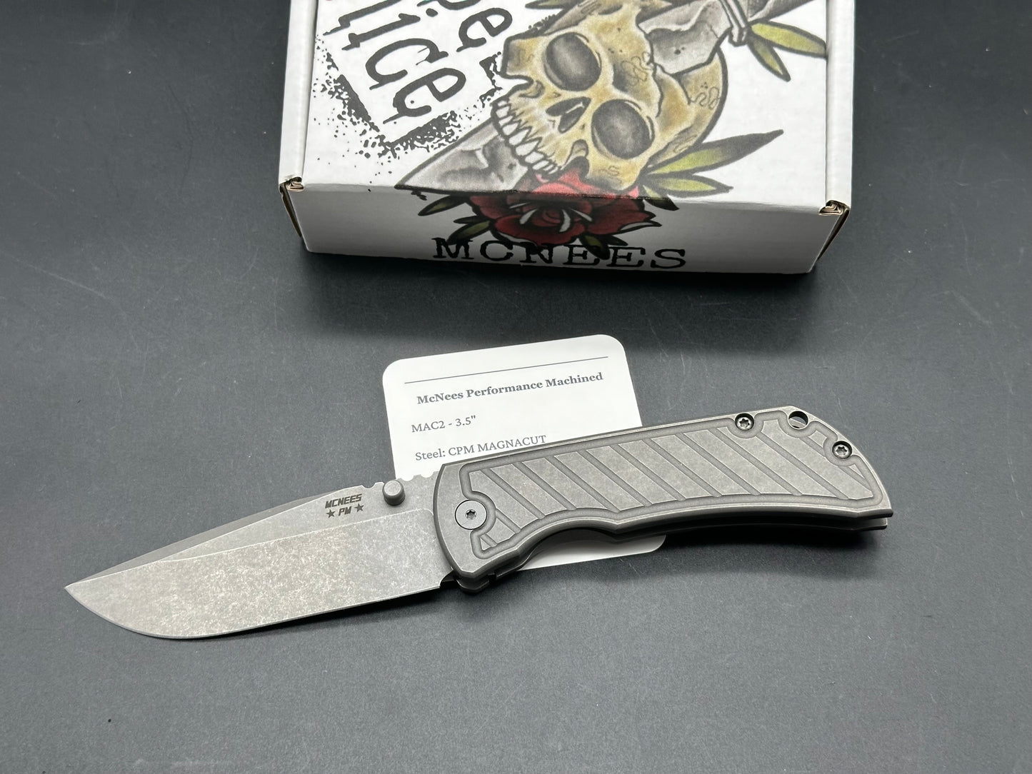 McNees Mac PM2 Atomic Fastback in (hollow grind) magnacut