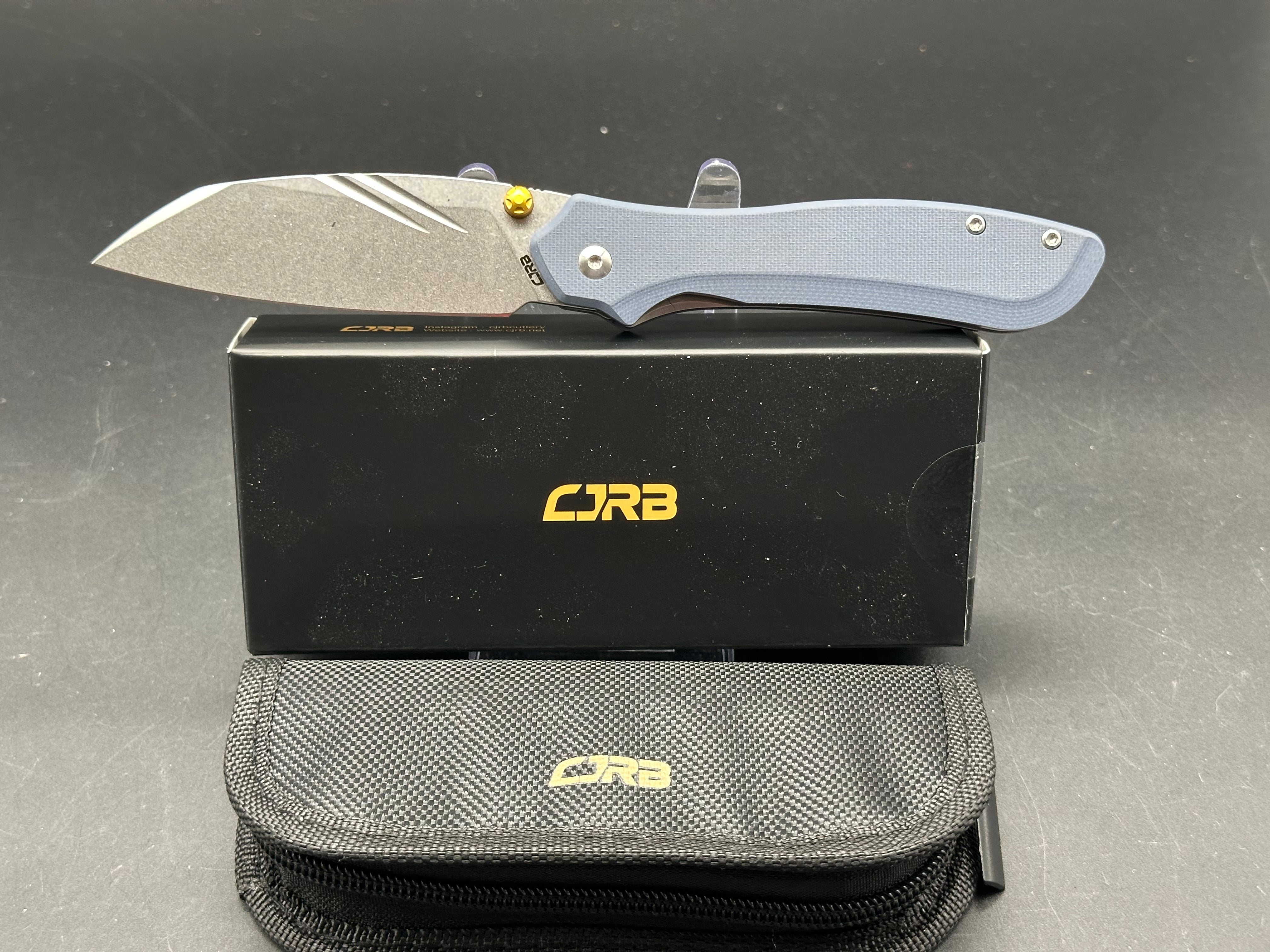 CJRB FUGLY GRAY G10 HANDLE AR-RPM9 WHARNCLIFFE PLAIN EDGE