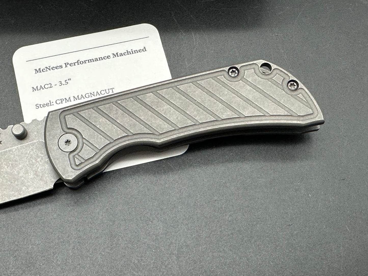 McNees Mac PM2 Atomic Fastback in (hollow grind) magnacut