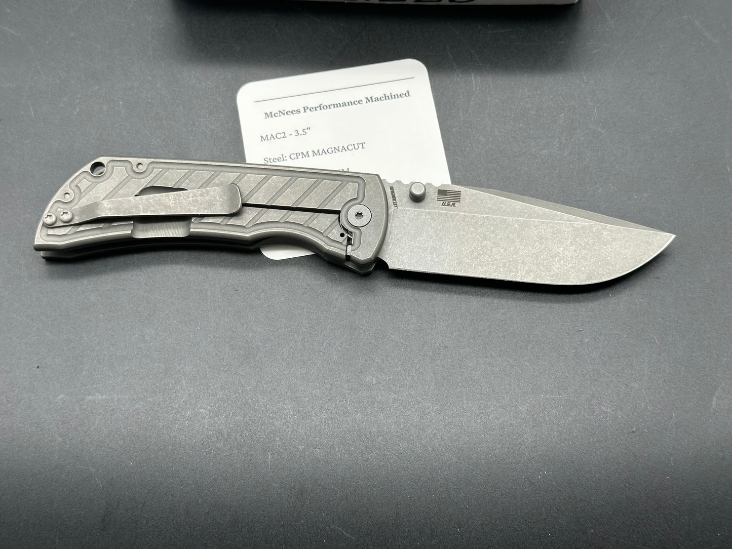 McNees Mac PM2 Atomic Fastback in (hollow grind) magnacut