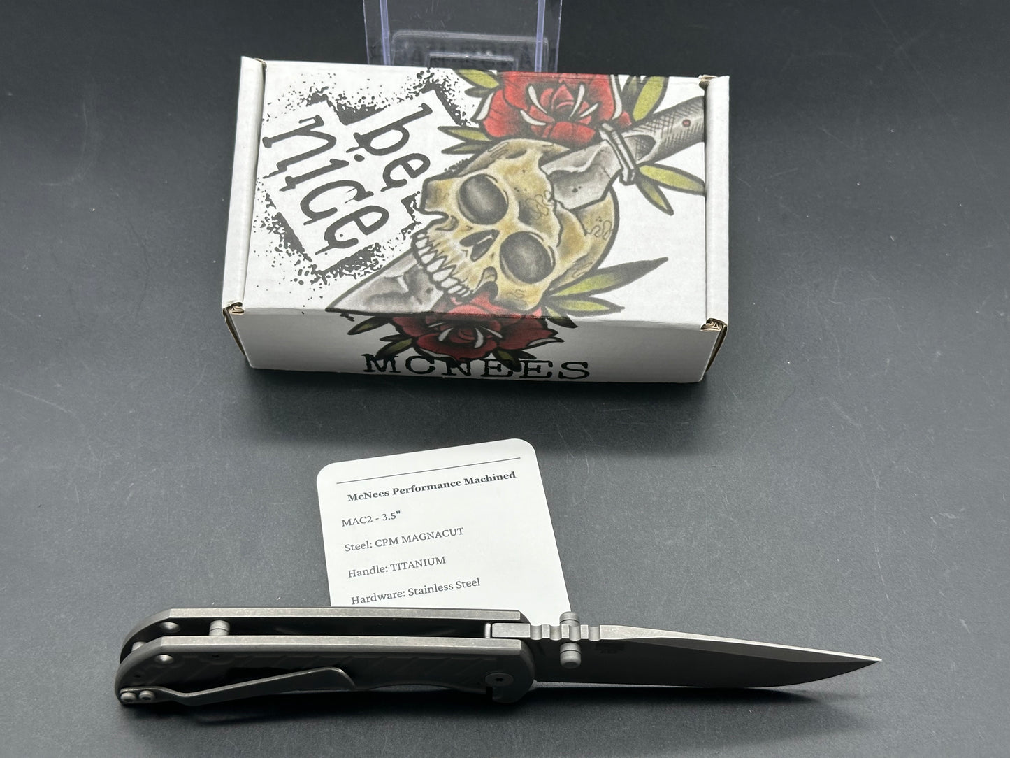 McNees Mac PM2 Atomic Fastback in (hollow grind) magnacut