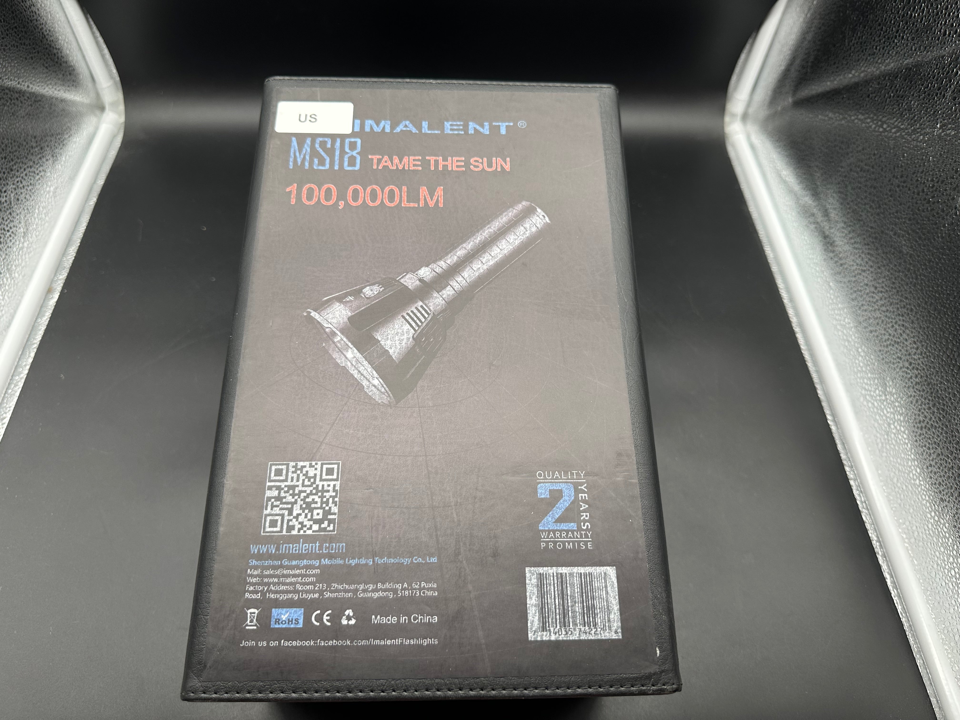 Imalent MS18 high power flashlight 100K lumens