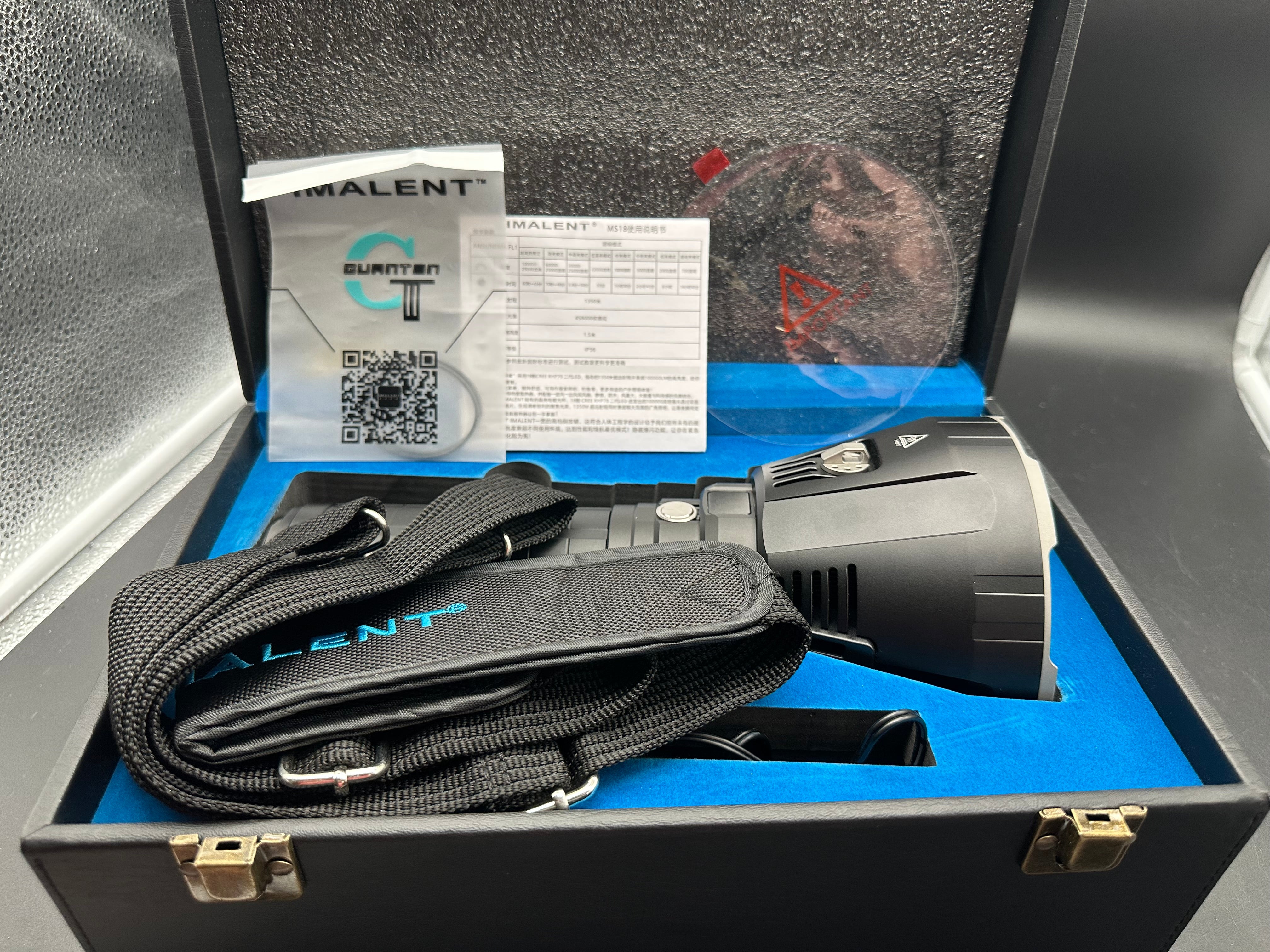 Imalent MS18 high power flashlight 100K lumens