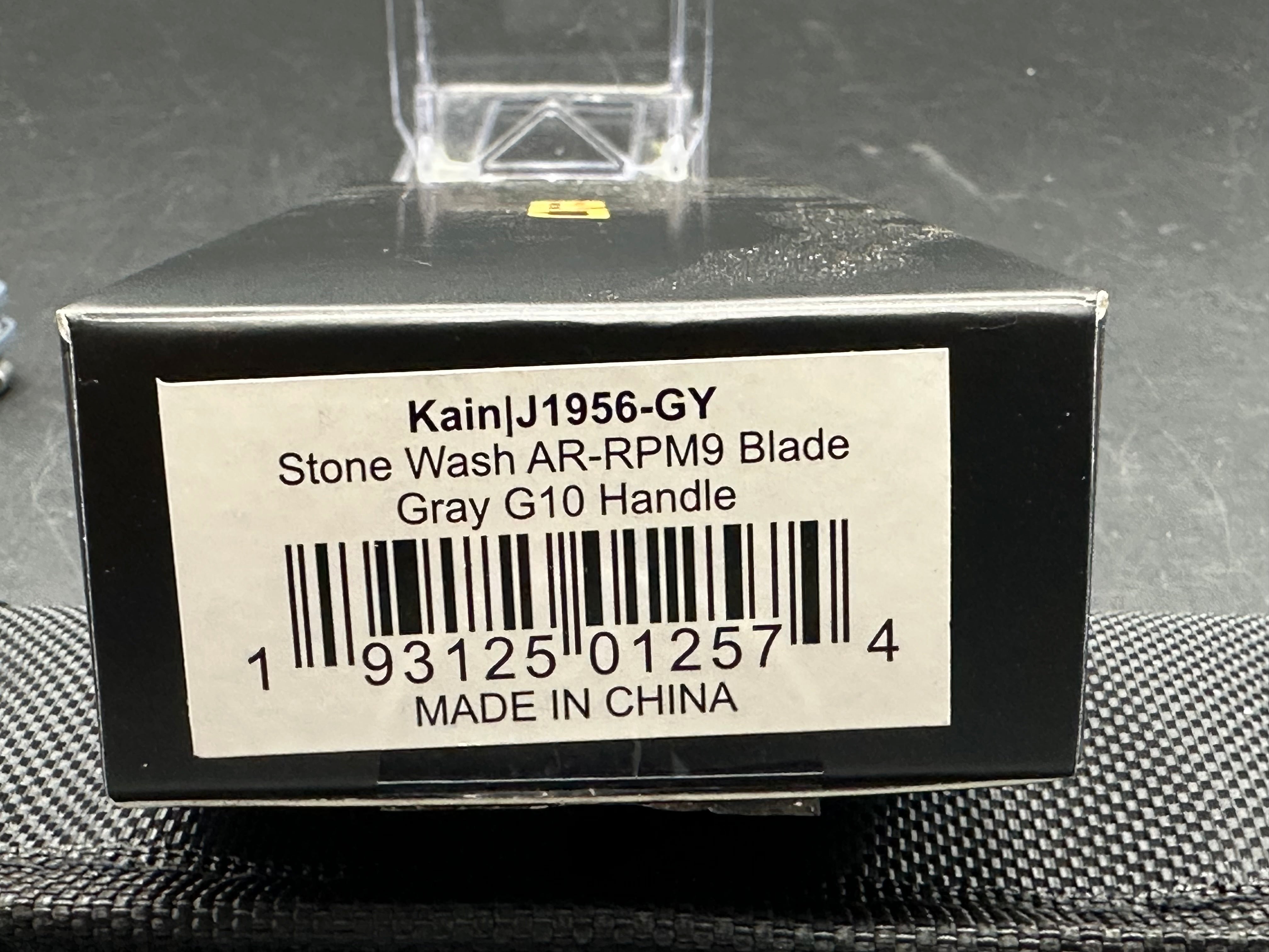 CJRB KAIN GRAY G10/ALUMINUM HANDLE AR-RPM9 DROP POINT