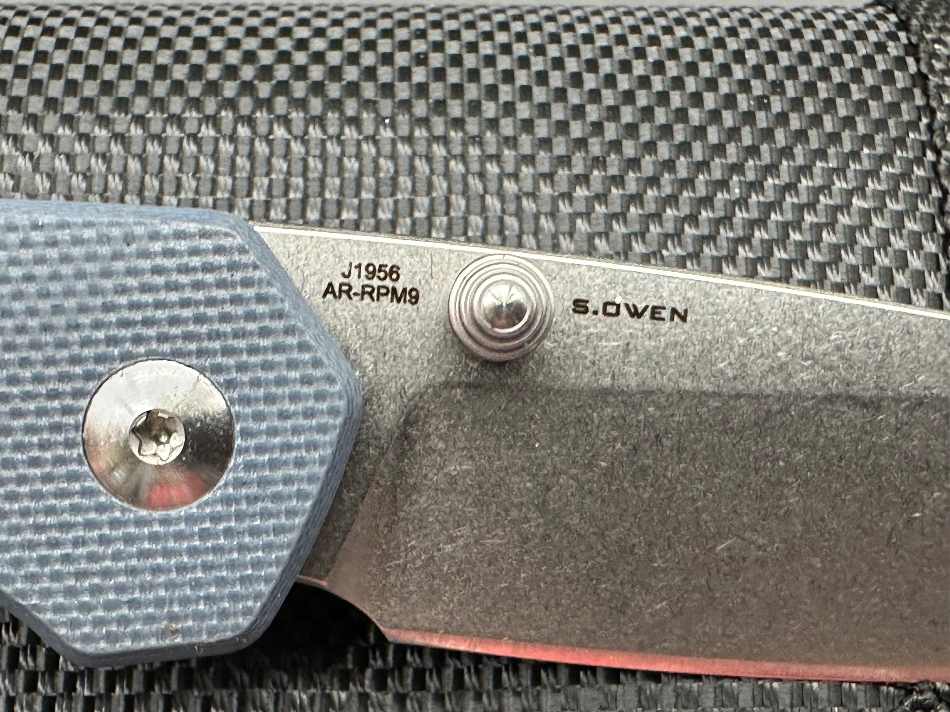 CJRB KAIN GRAY G10/ALUMINUM HANDLE AR-RPM9 DROP POINT