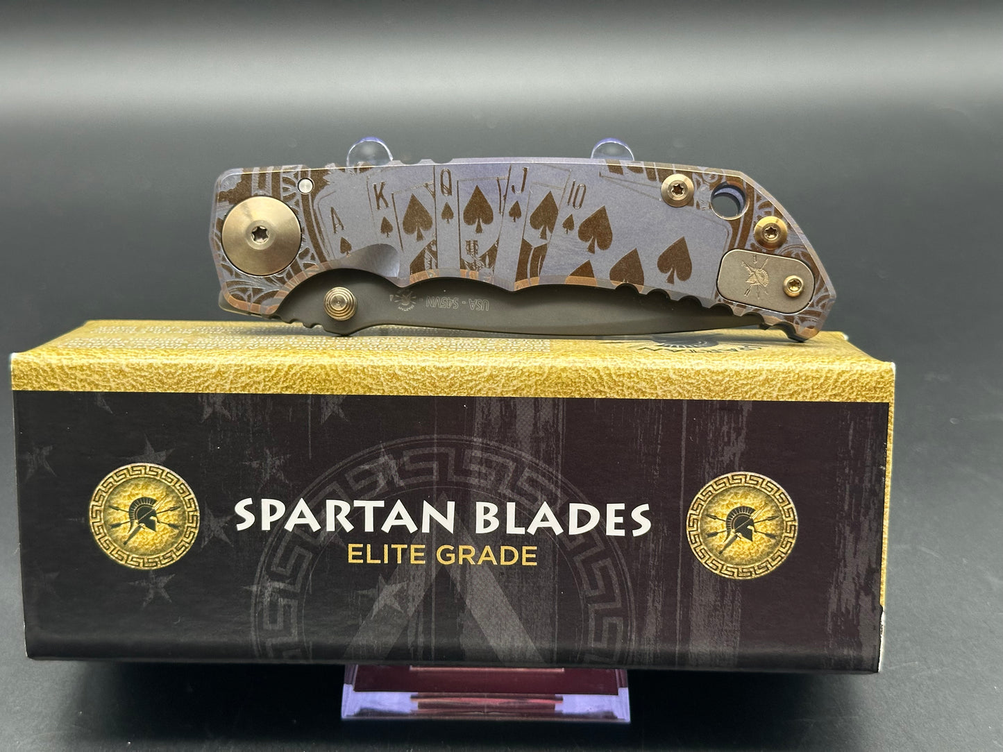 Spartan Blades Harley Special Edition 2022 Royal Flush S45VN 4” blade