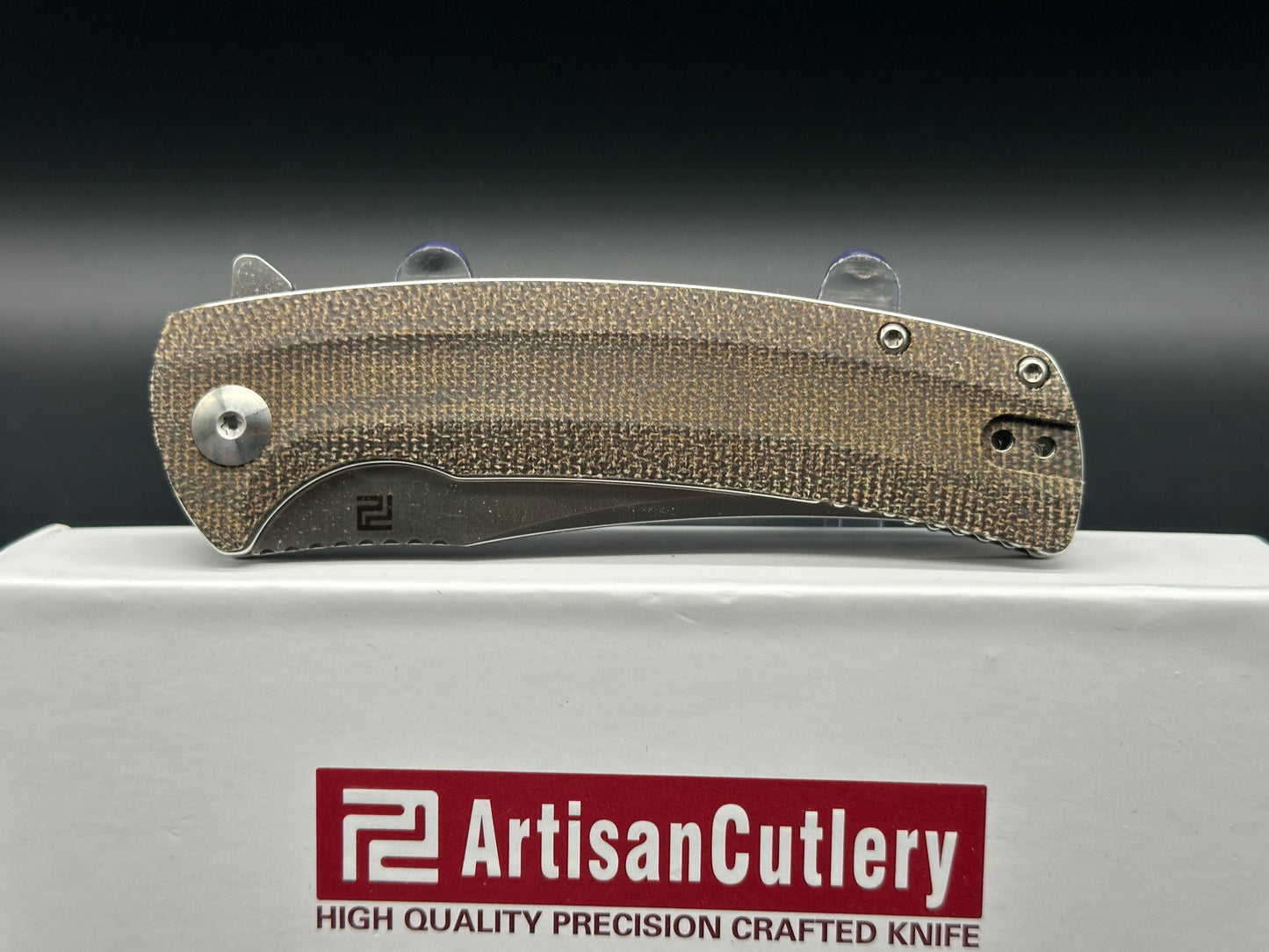 Artisan Cutlery Arroyo Liner Lock Knife OD Green Micarta