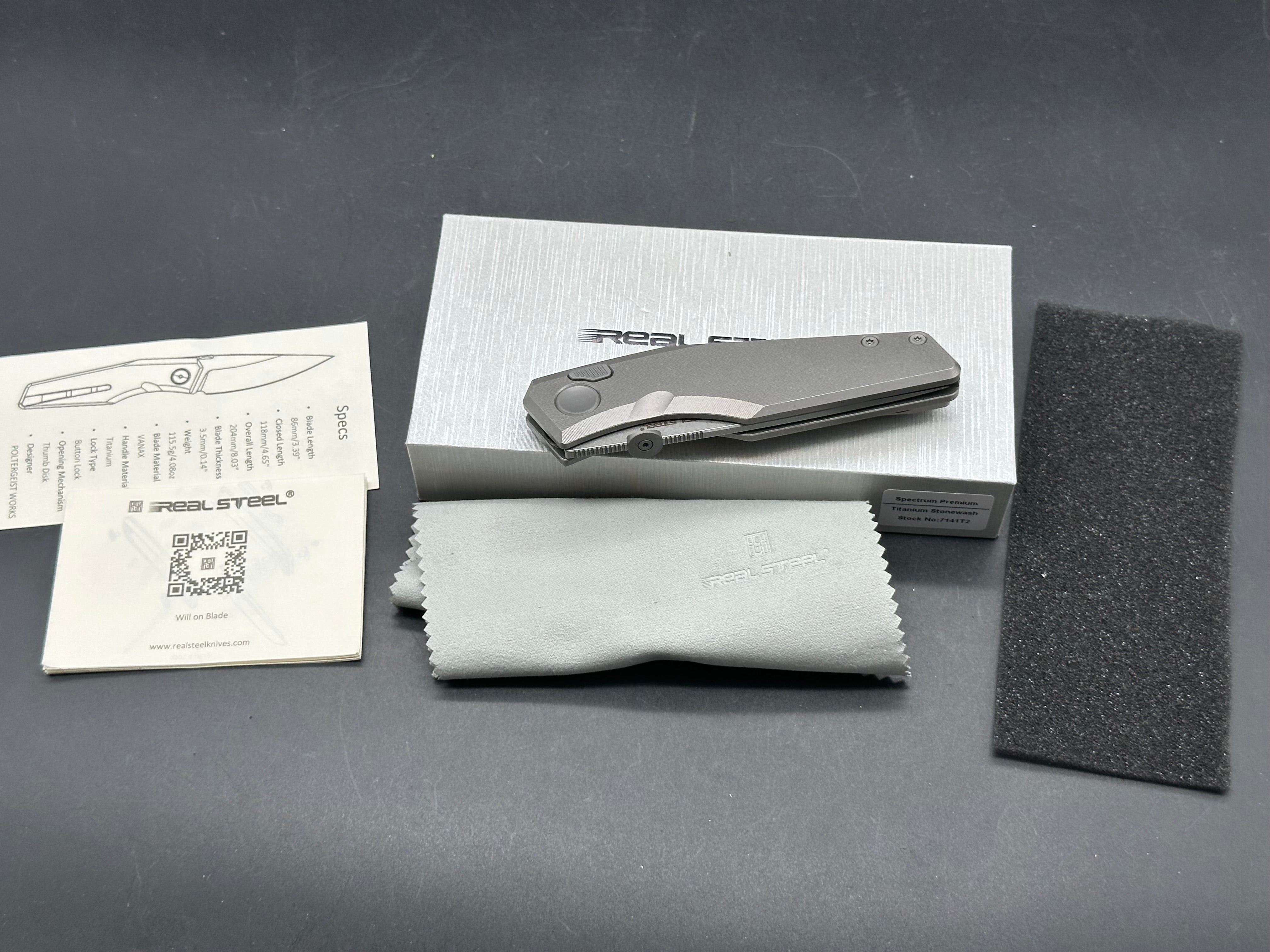 Real Steel Spectrum Premium | Titanium | VANAX SuperClean