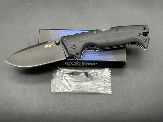 Cold Steel AD-10, S35VN blade steel, black G-10