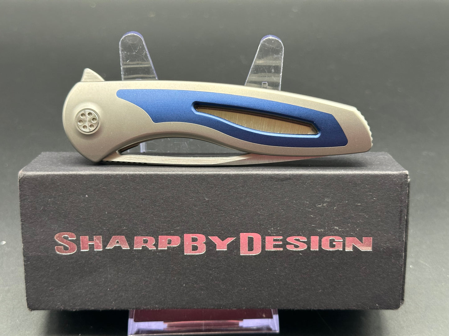 Sharp By Design Apex Titanium handle w/S90V blade