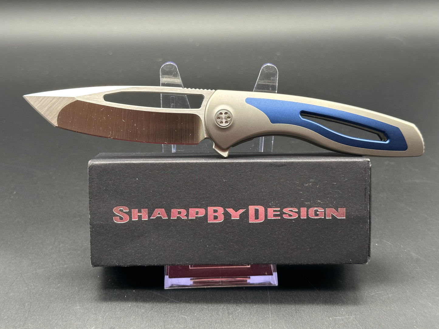 Sharp By Design Apex Titanium handle w/S90V blade