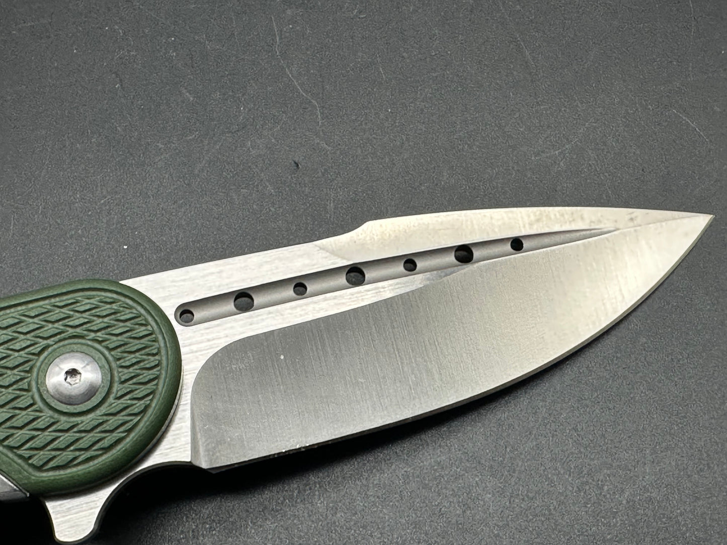 Begg Knives Bodega Frame Lock Knife OD Green G-10