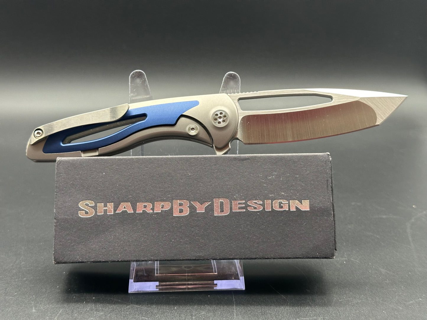 Sharp By Design Apex Titanium handle w/S90V blade