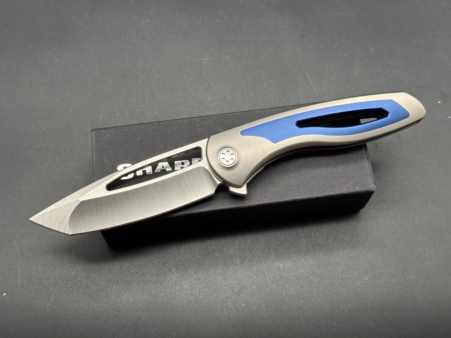 Sharp By Design Apex Titanium handle w/S90V blade