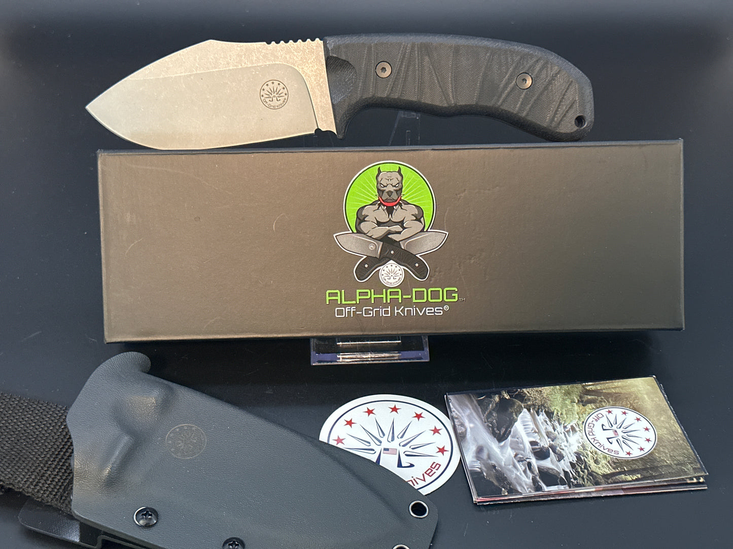 Off Grid Knives Alpha Dog fixed blade